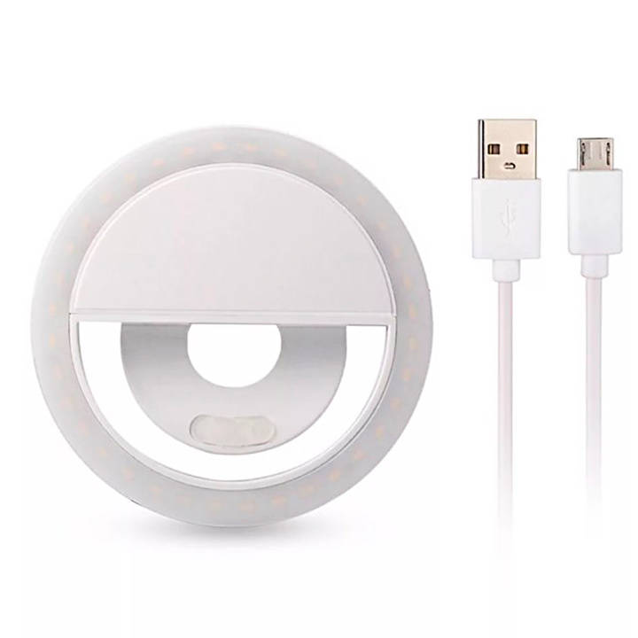 selfi-light-8mm-white-3 Кольцевая селфи лампа для телефона