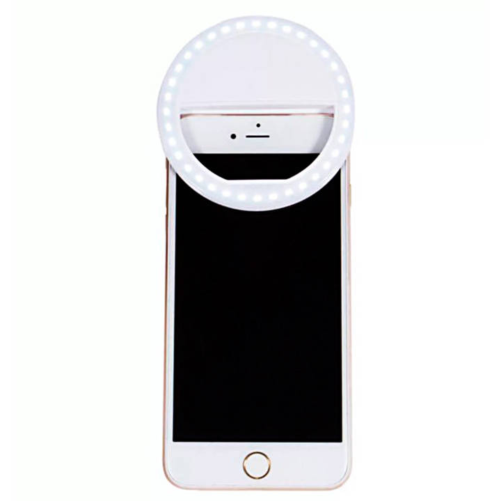 selfi-light-8mm-white-4 Кольцевая селфи лампа для телефона